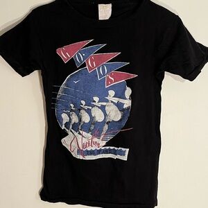 Go-Gos true vintage Vacation Tour America ca. 1982 graphic T-shirt.